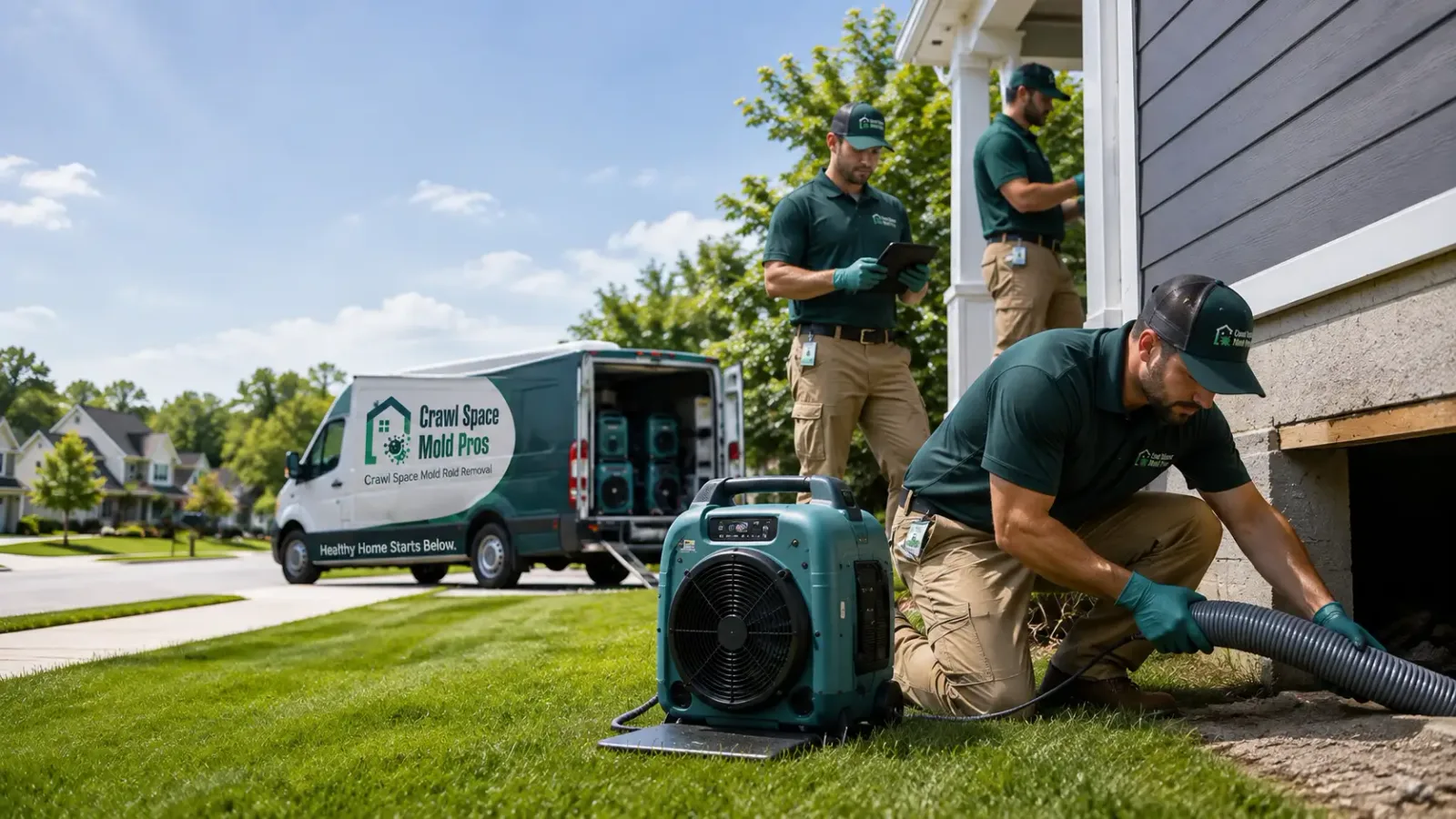 Crawl Space Mold Removal in Lebo, KS